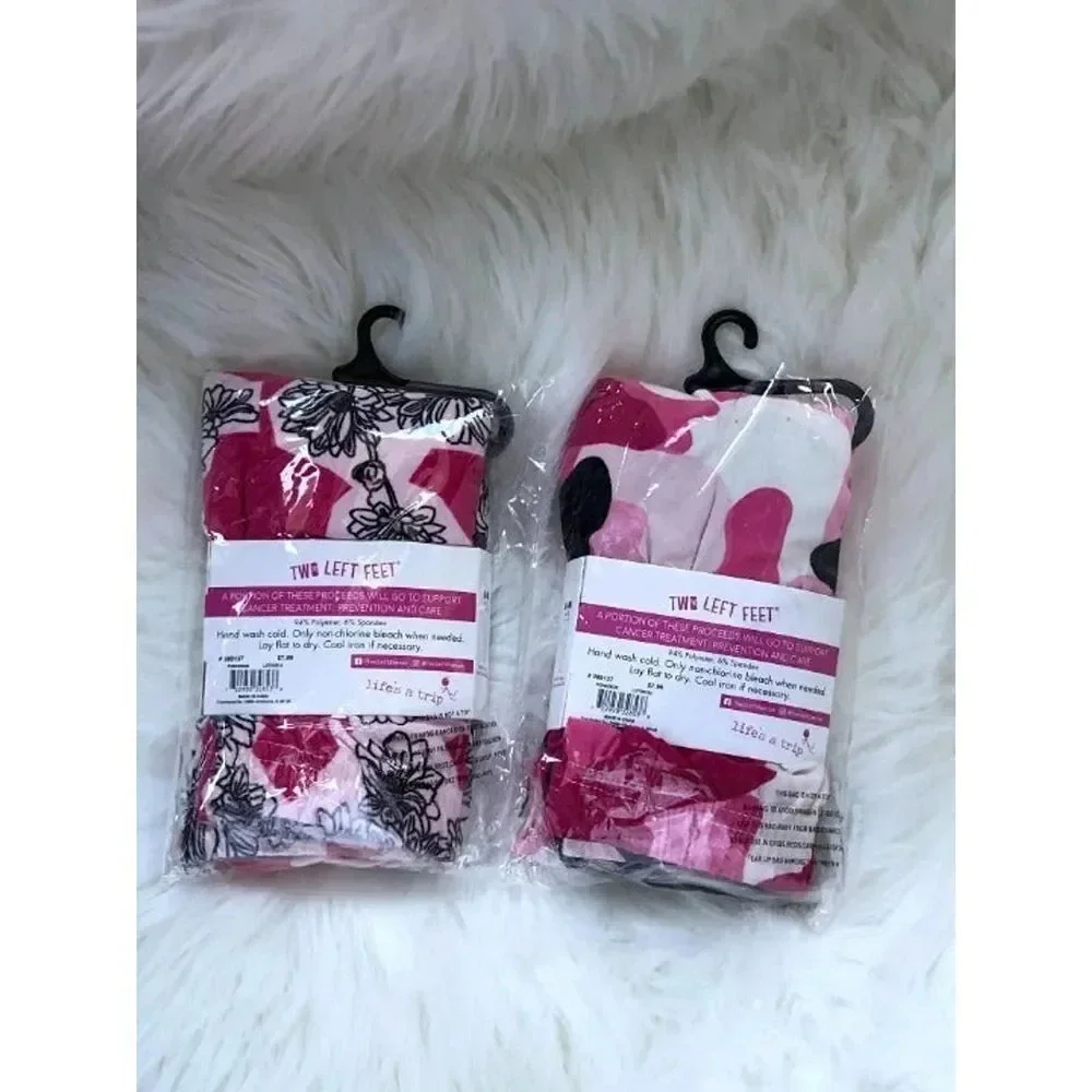 Two Left Feet Women's Leggins Set of 2  S-M 4-10